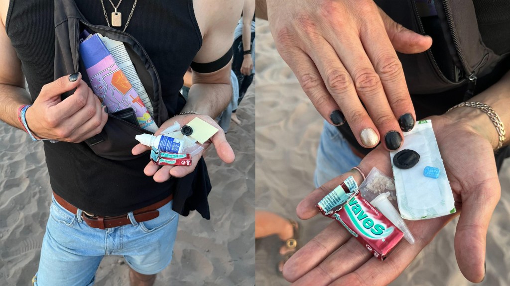 Am pus oameni de la un festival de muzică să-mi arate ce au în borsetă