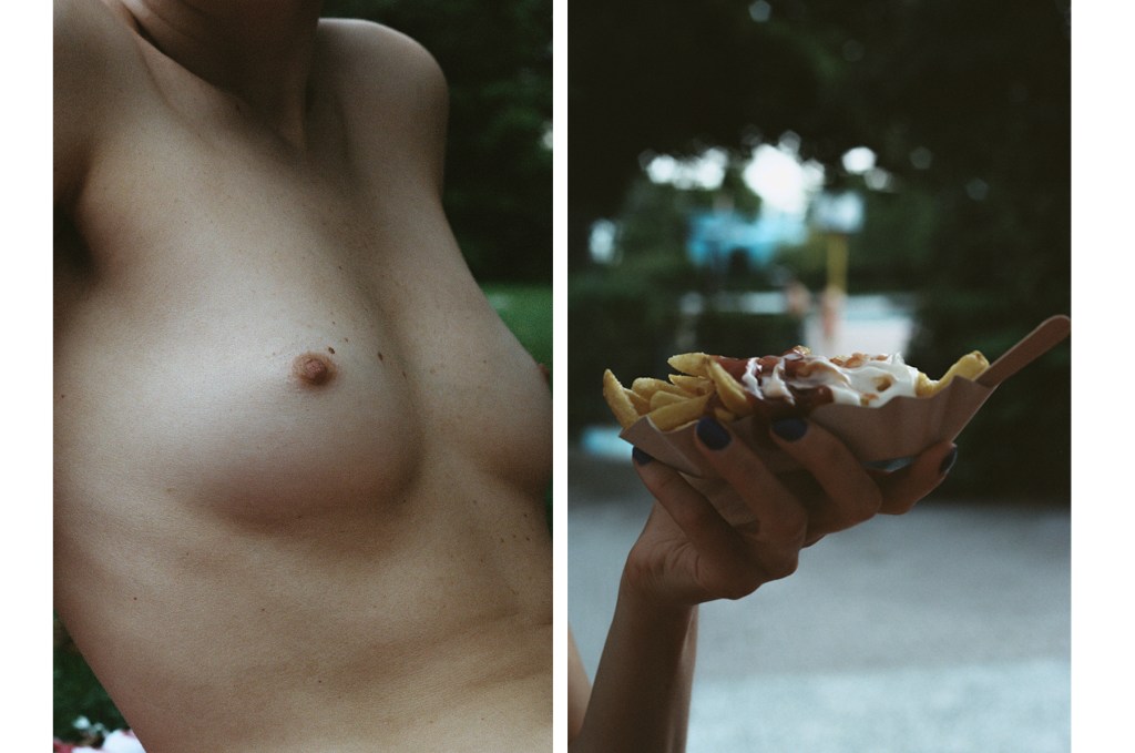 Fotografii cu bucuria de a sta topless la piscină fără ca dubioșii să se holbeze la tine