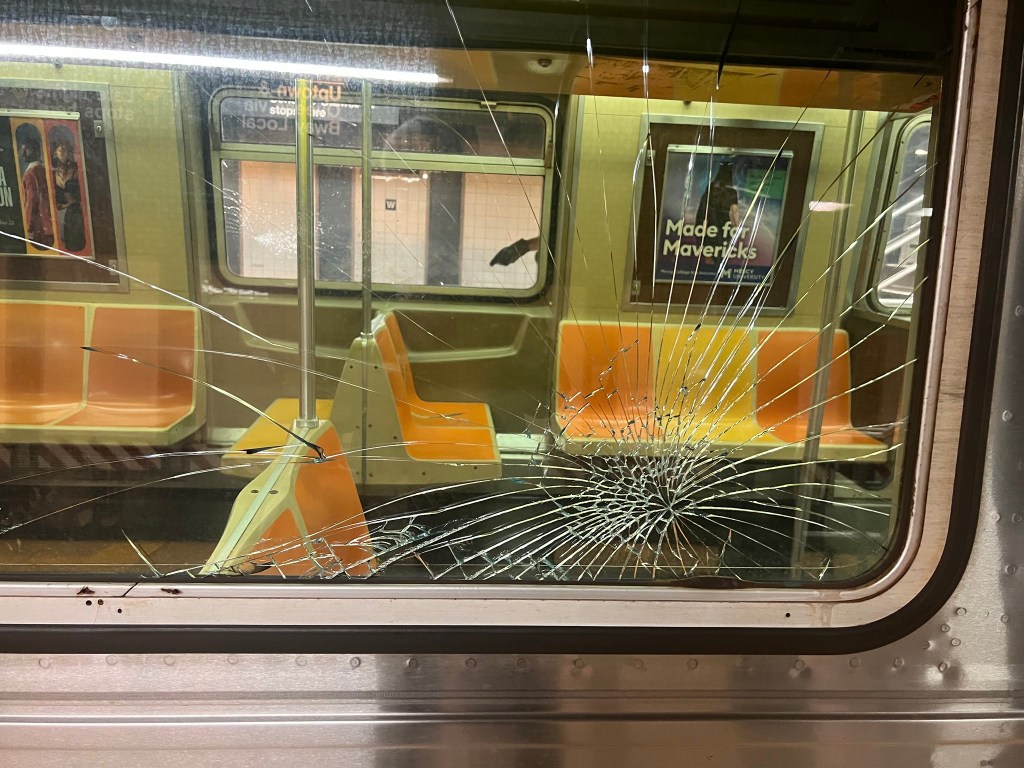 78 NYC Subway Car Windows Smashed Overnight, Causing City-Wide Delays