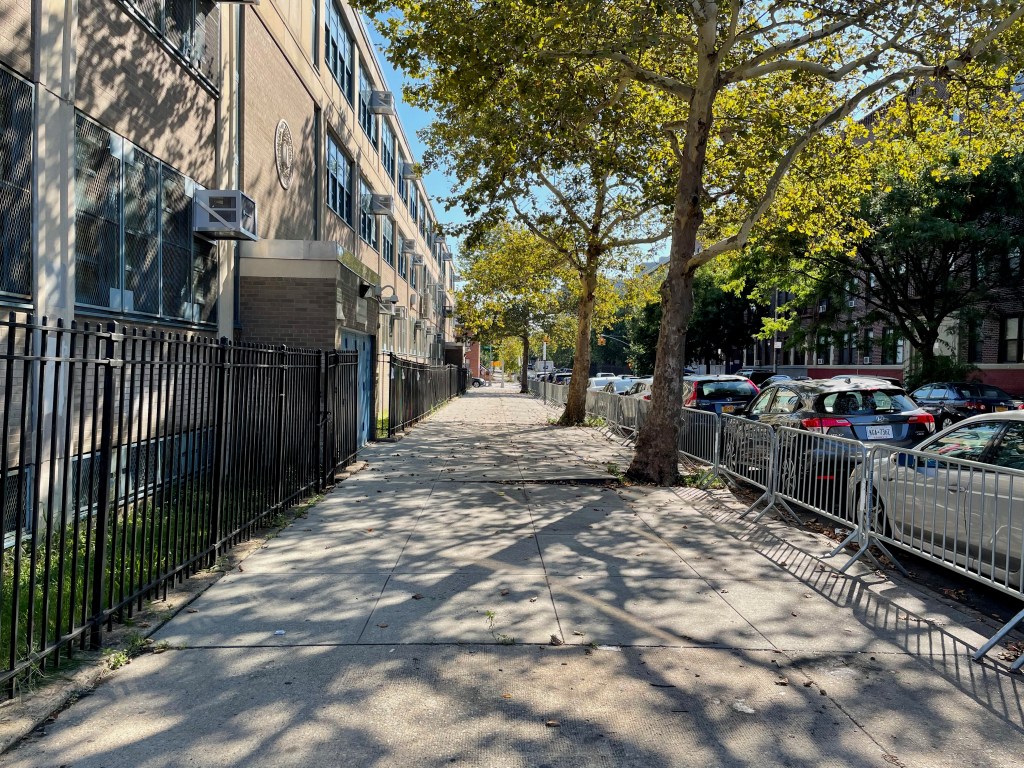 How Neighbors Got NYPD to Stop Parking on a School Sidewalk After 40 Years