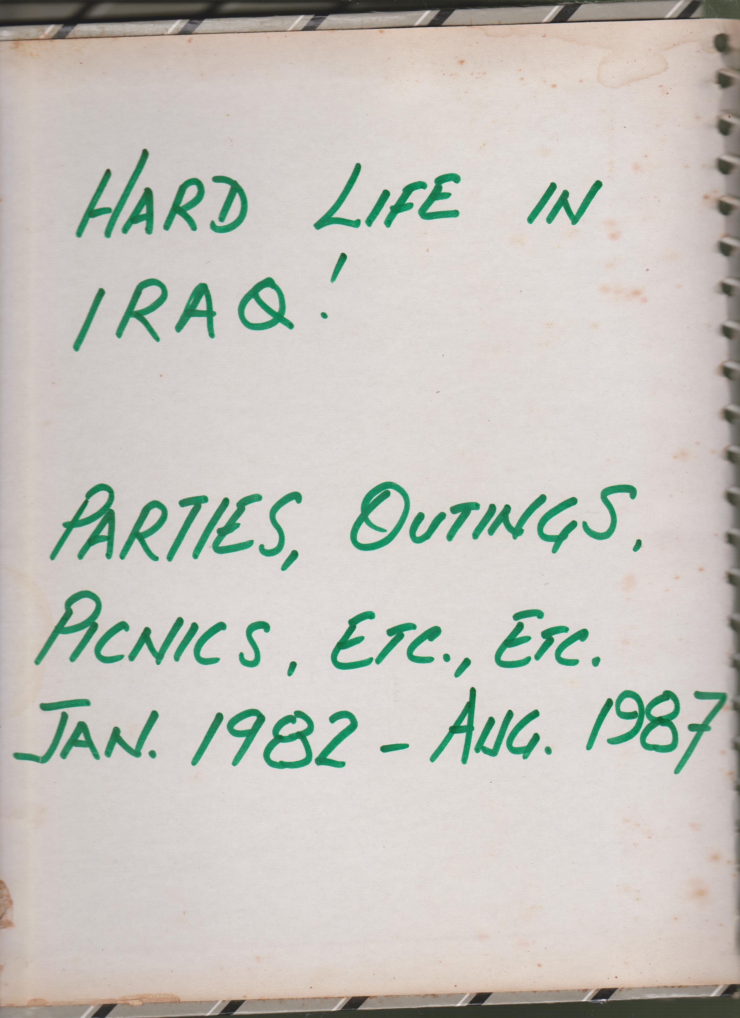 Book opening page