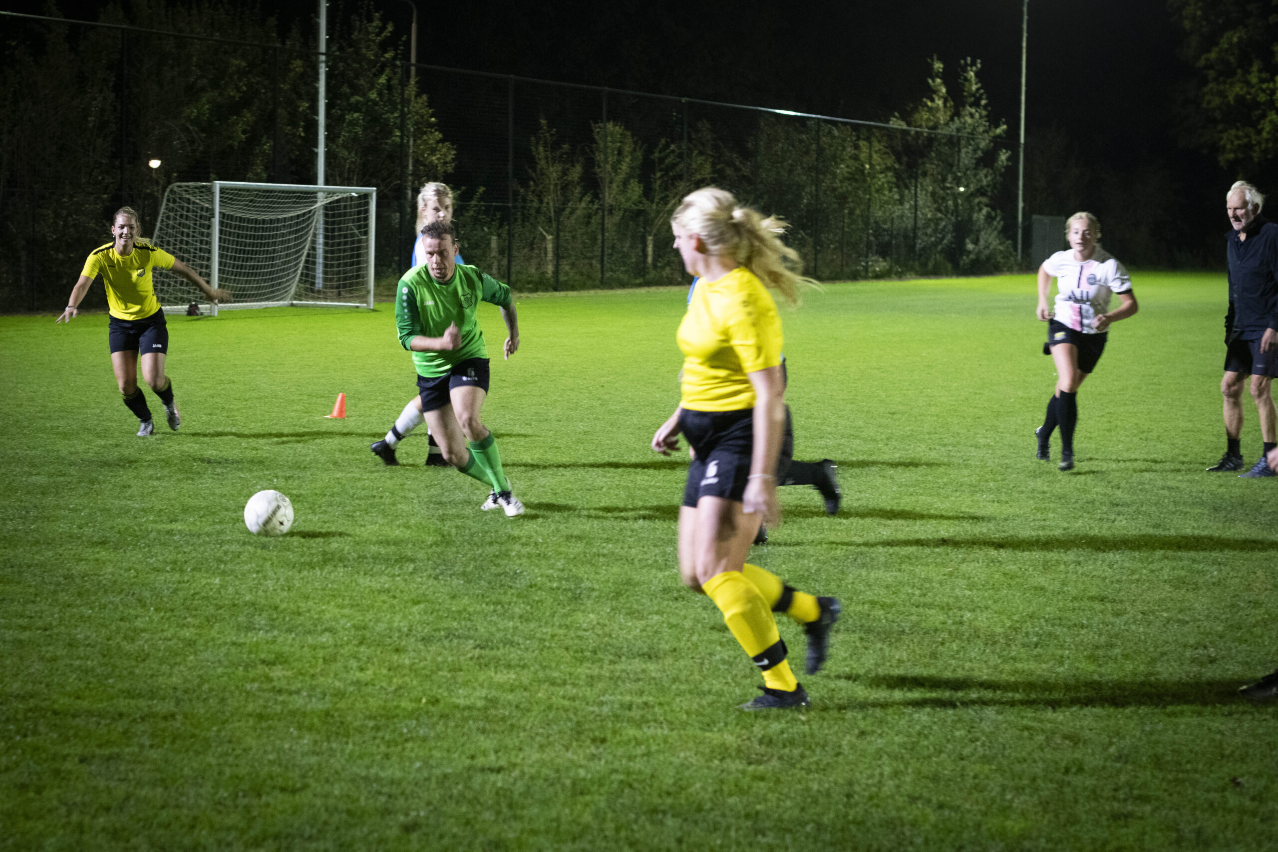 Jaimy actiefoto op het veld