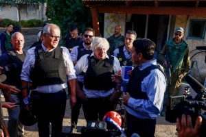 Scott Morrison Joins Boris Johnson on "Solidarity" Israel Tour