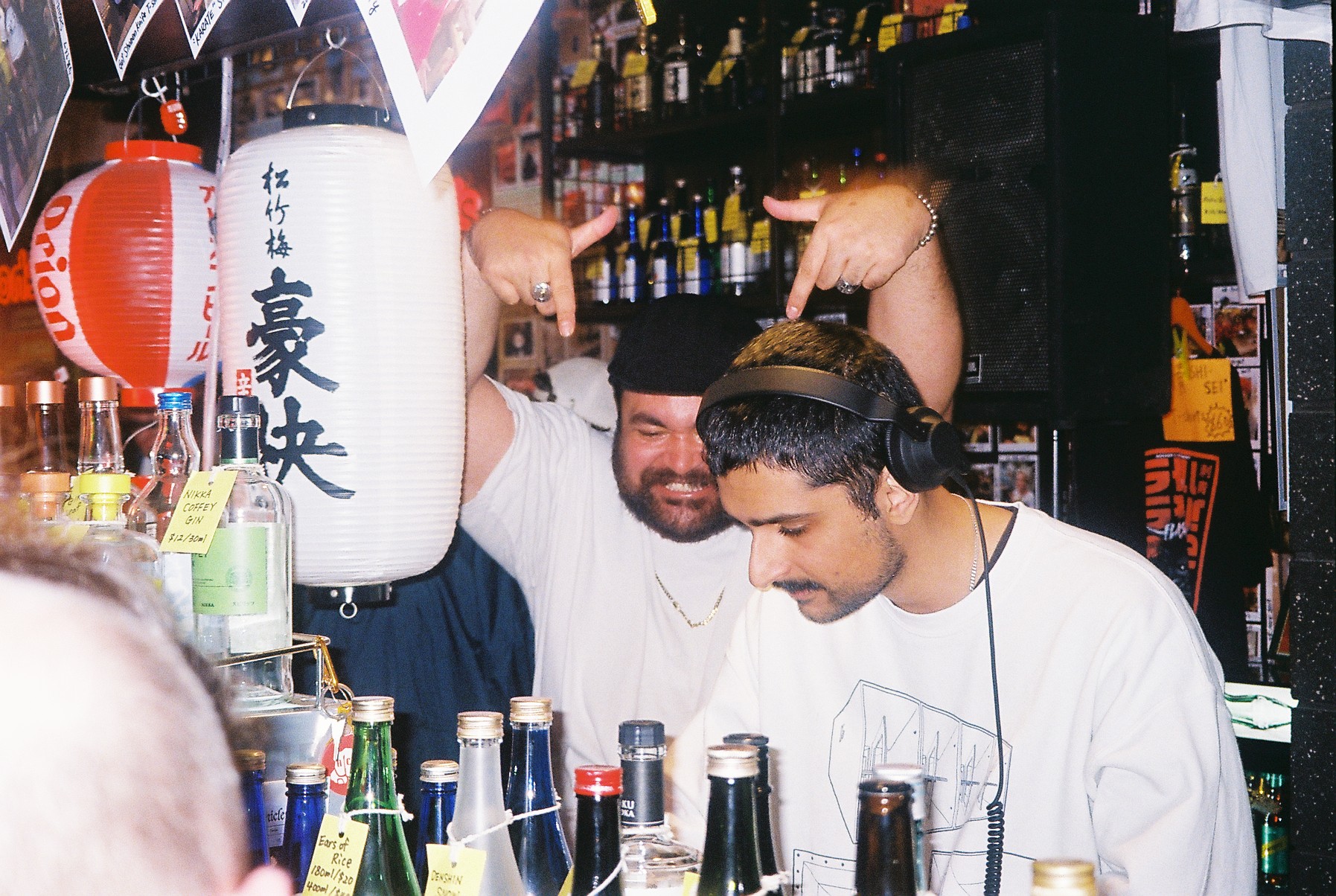 Decks spinning at Acho's 10 year anniversary
