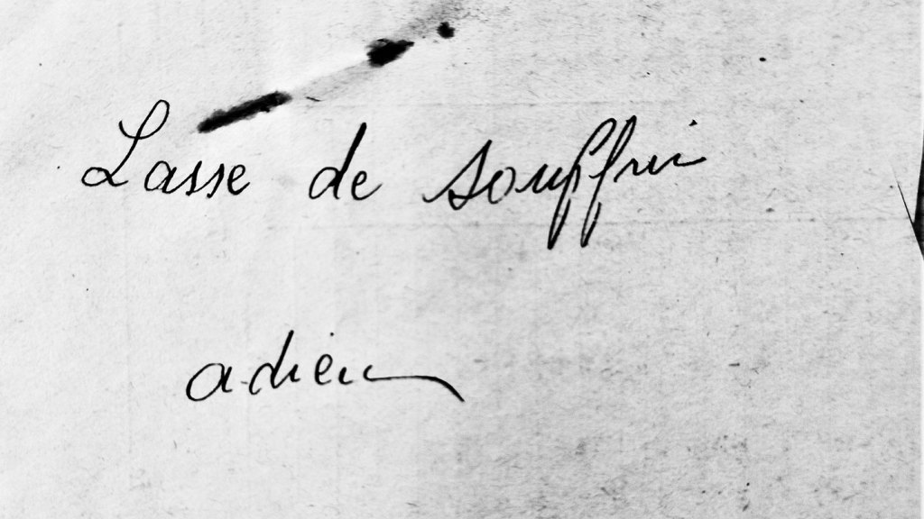 Les lettres de suicide sont des œuvres littéraires à part entière