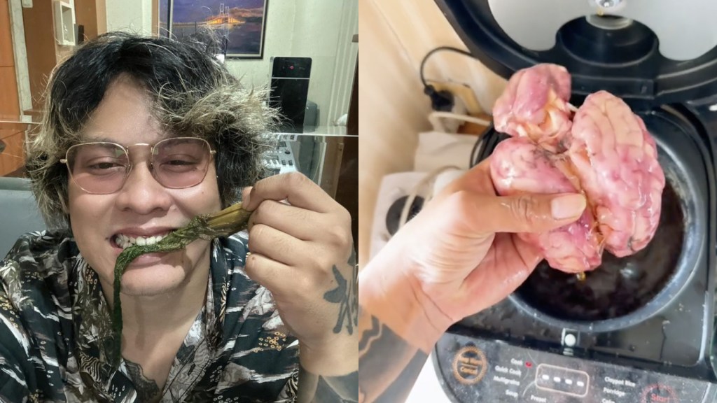 TikToker Haritsu Suka Masak Makanan Busuk, Habis Itu Ia Melahapnya
