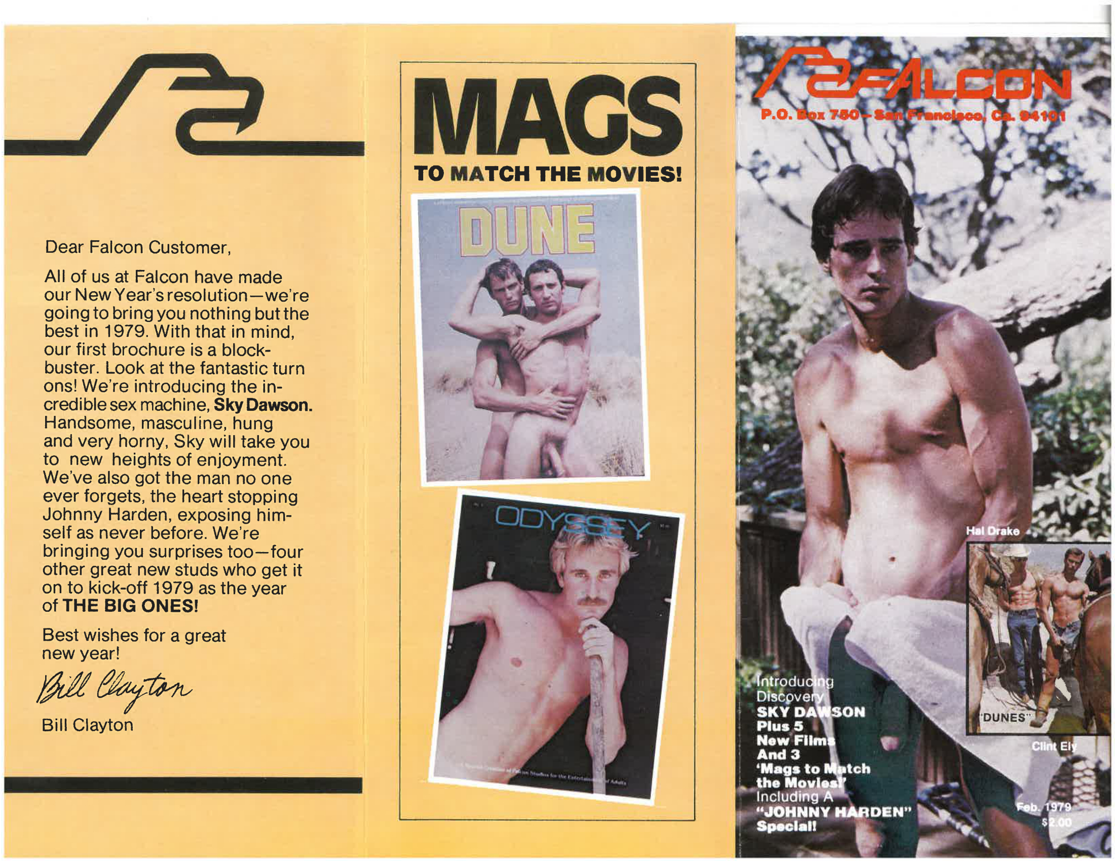 Een Falcon Studios-catalogus