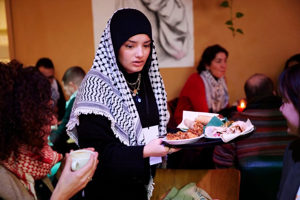 Ik ging langs bij Tabaria, het drukbezochte pop-up café voor Palestina-activisme