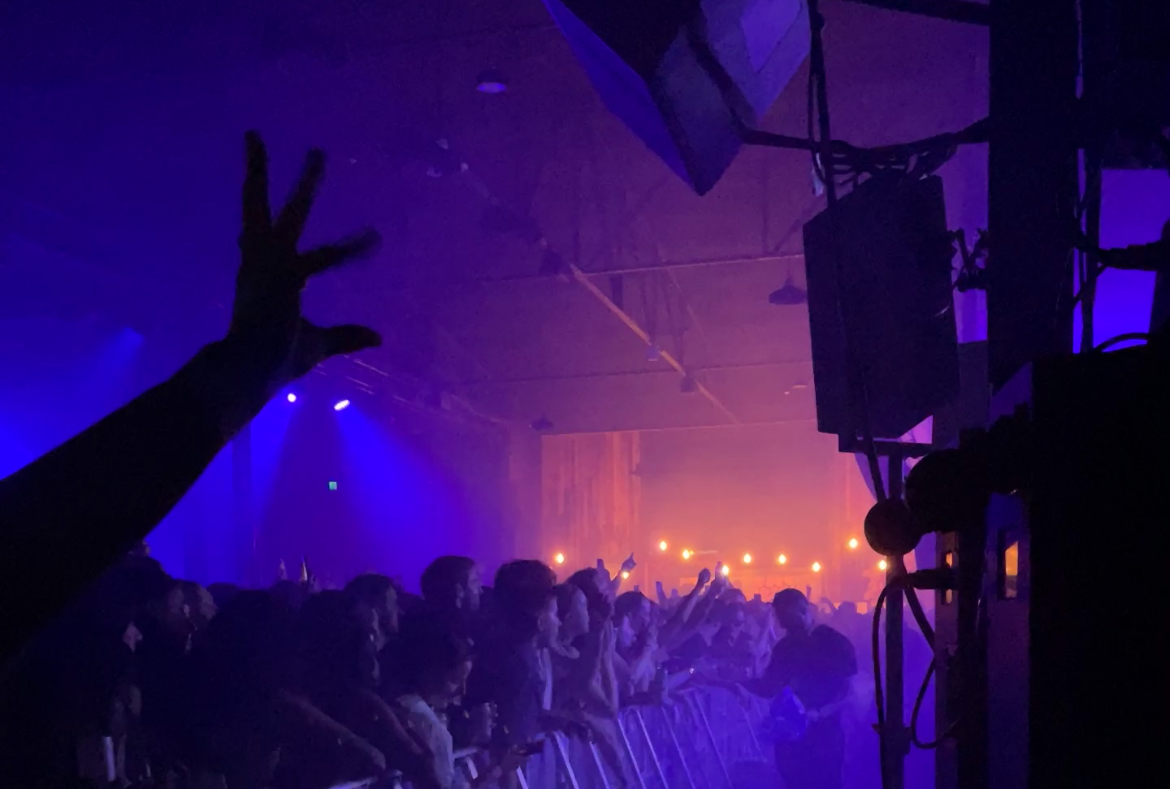 Crowd at a Fred Again concert