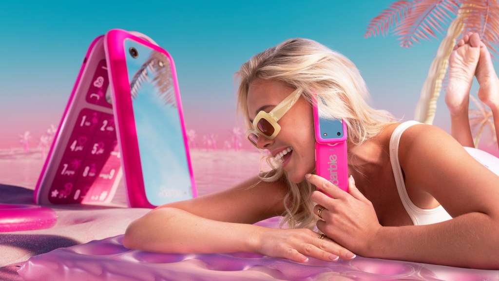 This Hot Pink Barbie Flip Phone Truly Is ‘Dumb’