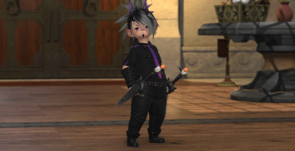 Chetus Jetus standing in the Inn in Final Fantasy 15