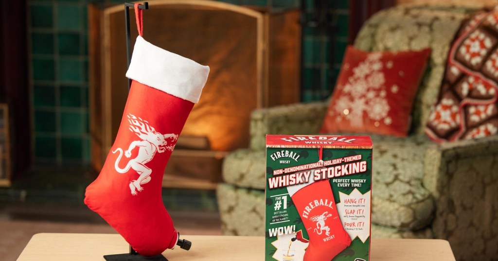 Holiday Stress? Get Blitzed With a Drinkable Fireball Whisky Stocking.