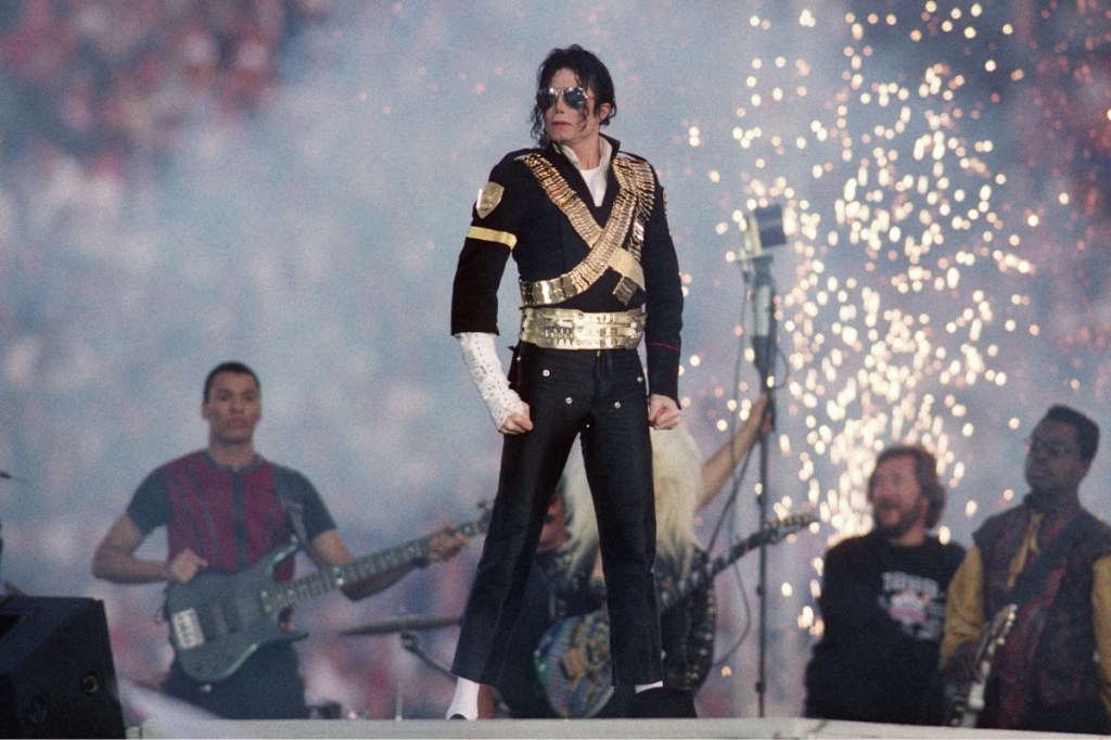 Michael Jackson at Super Bowl XXVII