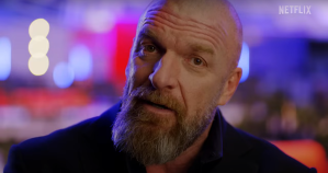 Triple H in the teaser for WWE Unreal coming soon to Netflix