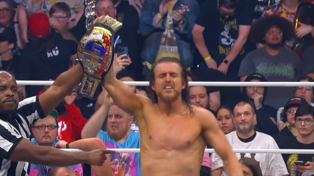 adam cole wins first aew championship at dynasty