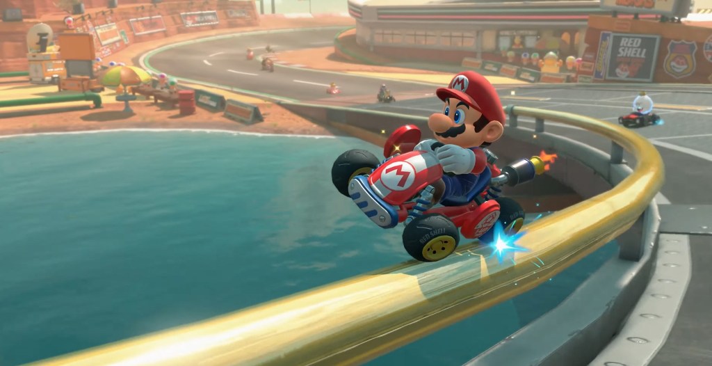 Mario Kart World Mario Grindin'