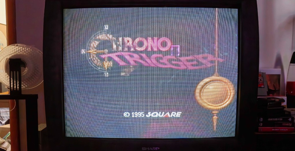 Chrono Trigger on a CRT TV