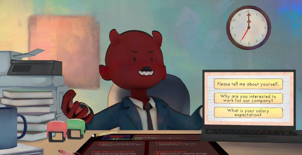 The Devil inside of HR Simulator