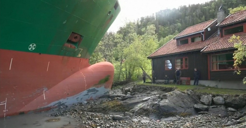 cargo-ship-crashes-into-mans-yard-after-crewman-allegedly-falls-asleep