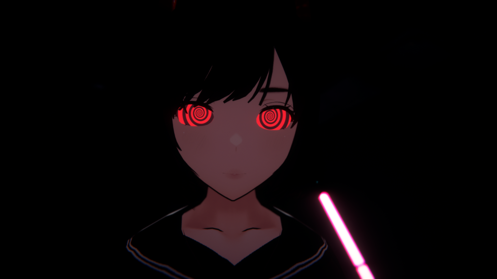 Ana Valens using a VRM in 'VRChat'