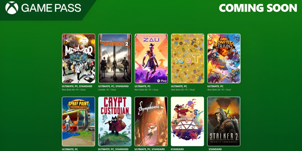 Xbox Gamepass May 2025 Library Wave 2