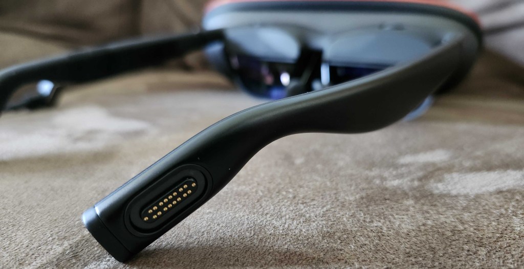 The Connector port on the Viture Pro XR Glasses