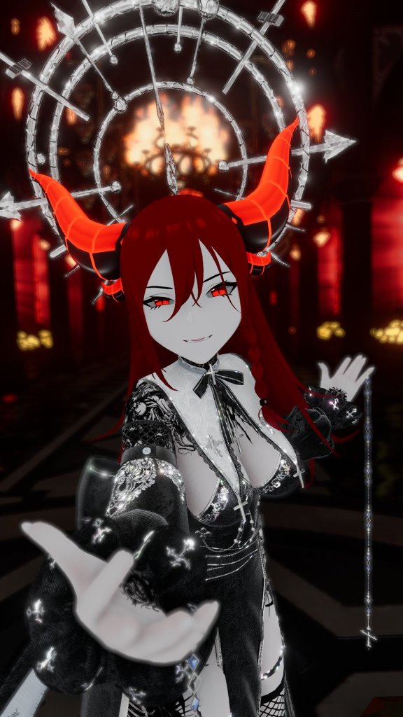 Strasz posing in VRChat
